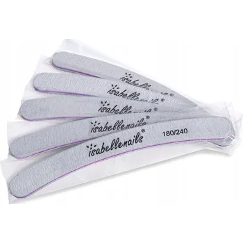 Pilníky na nehty Isabellenails 180/240 banán 10 ks