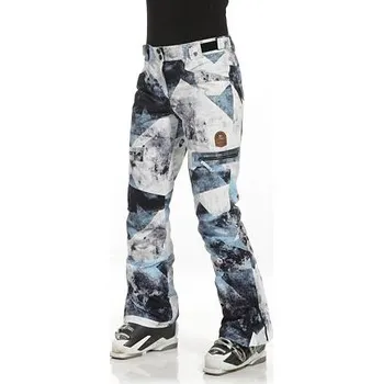 Dámské kalhoty Kalhoty Rehall KEELY Graphic Mountains Blue-White velikost XS