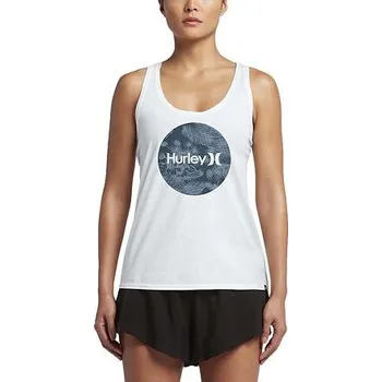 Tílko Hurley KRUSH PALM FLORAL PERFECT TANK Sail velikost M