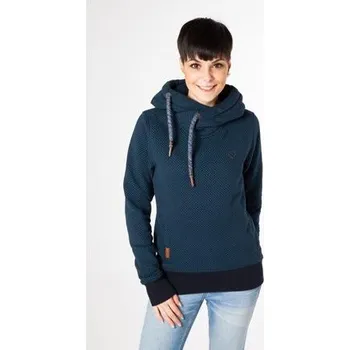 Dámské oblečení Mikina Alife and Kickin SARAH Marine Dots velikost XS
