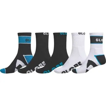 Pánské ponožky Ponožky Globe DESTROYER CREW SOCK 5 PACK Black velikost O/S