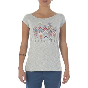 Pánské oblečení Tričko Rip Curl TRIBAL QUEST TEE Cement Marle velikost M