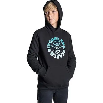 Chlapecká mikina Mikina Rip Curl COSMIC HOODED FLEECE Black velikost 12