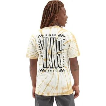 Pánská móda Tričko Vans TALL TYPE TIE DYE SS TEE Taos Taupe velikost XL