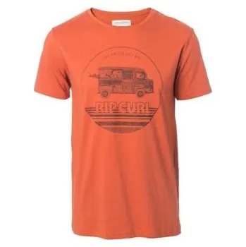 Tričko Rip Curl VAN SURF TEE Ginger Spice velikost S