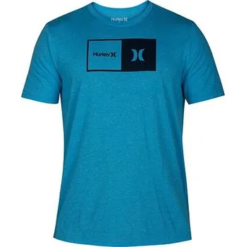 Tričko Hurley SIRO NATURAL S/S Blue Fury Htr velikost L