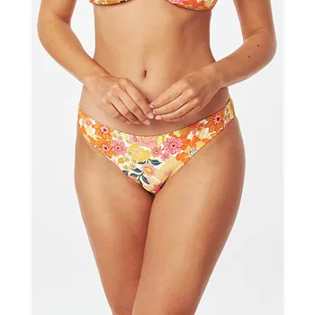 Dámské plavky Plavky Rip Curl WAVE SHAPERS FLORAL CHEEKY Bone velikost L