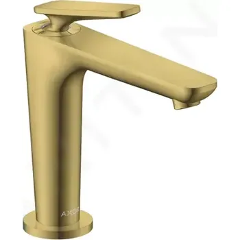 Vodovodní baterie Axor Citterio C Umyvadlová baterie s výpustí, EcoSmart, CoolStart, leštěný vzhled zlata, 49040990