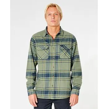 Pánská košile Košile Rip Curl SWC FLANNEL SHIRT Forest Green velikost M