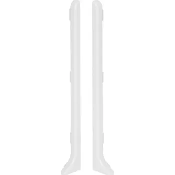 Podlahová lišta Levá koncovka, pravá koncovka Cezar PVC 12 x 100, délka 1 cm, bílá