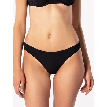 Dámské plavky Plavky Rip Curl MODERN RIB RECYCLED RIB CHEEKY Black velikost M