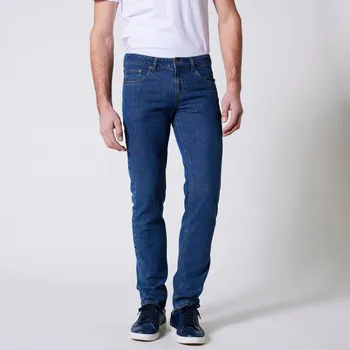 Dámské džíny Blancheporte Rovné strečové džíny zakulacené pod břichem, vnitřní délka nohavic 72 cm modrá 58