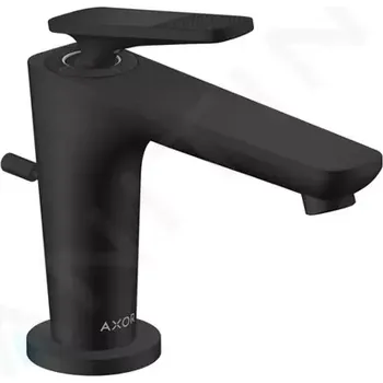 Vodovodní baterie Axor Citterio C Umyvadlová baterie s výpustí, EcoSmart, CoolStart, matná černá, 49011670