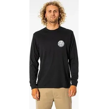 Pánské tričko Tričko Rip Curl WETSUIT ICON L/S TEE Black velikost S