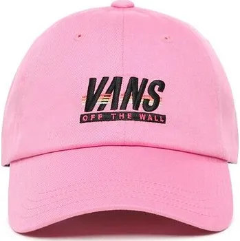 Čepice Kšiltovka Vans COURT SIDE HAT Fuchsia Pink/Sport Stripe velikost O/S