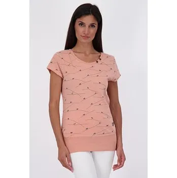 Tričko Alife and Kickin COCOAK B Mahagonium Melange velikost XS