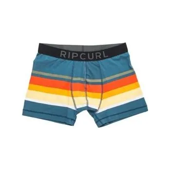 Boxerky Spodní prádlo Rip Curl STRIPES BOXER SHORT Indian Teal velikost L