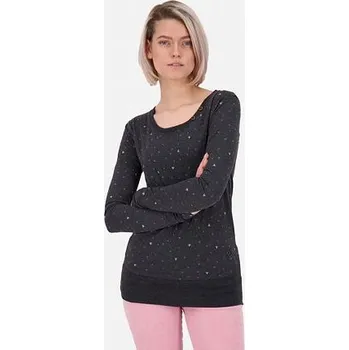 Dámské tričko Tričko Alife and Kickin CONNYAK B Moonless Melange velikost M