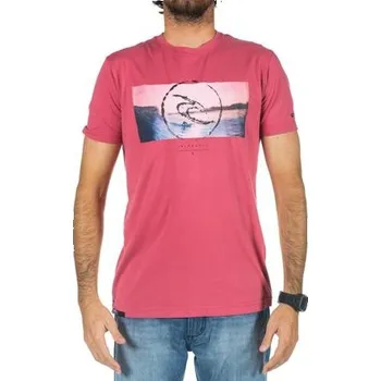 Pánské tričko Tričko Rip Curl MISSIONING S/S TEE Slate Rose velikost L