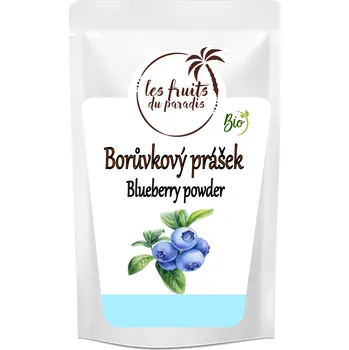 Sušené ovoce Borůvky lyofilizované prášek BIO 200 g LES FRUITS DU PARADIS
