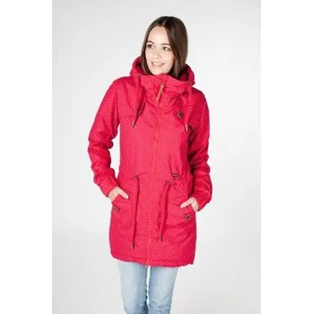 Kabát Alife and Kickin CHARLOTTE A COAT Fuchsia Dots velikost M