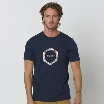 Pánská móda Tričko Animal LAMARY Indigo Blue velikost L