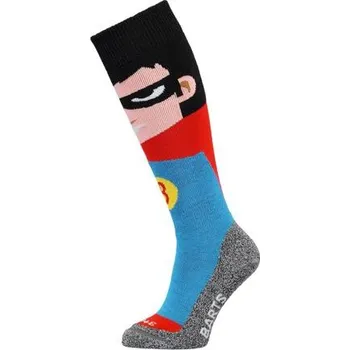 Ponožky Barts SKISOCK SUPER HERO KIDS Red velikost 31-34