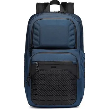 Městský batoh Ozuko pánský batoh se zámkem Hilmar Modrý 30L Ozuko 97k-cube