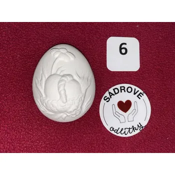 Velikonoční dekorace HandMade by JaJa Sádrový odlitek - velikonoční vajíčko č.6