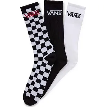 Pánské oblečení Ponožky Vans CLASSIC CREW Black/White velikost 9.5-13