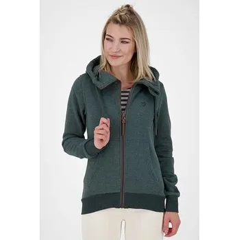 Dámská mikina Mikina Alife and Kickin YASMINAK A Dark Forest Melange velikost XS