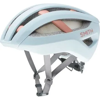 Cyklistická přilba Cyklistická helma Smith NETWORK MIPS Matte Powder Blue Champagne velikost S