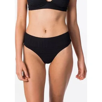 Dámské plavky Plavky Rip Curl PREMIUM SURF HI WST CHKY Black velikost XL