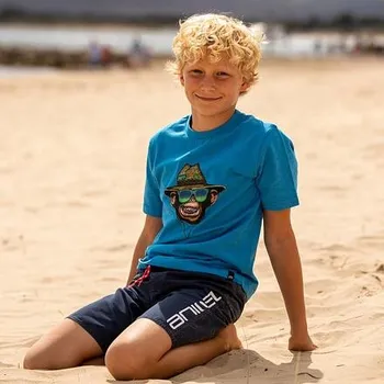 Pánská móda Tričko Animal HANG LOOSE Mediterranian Blue Marl velikost 2