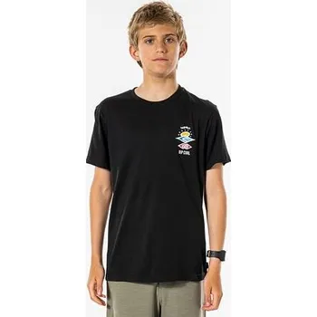 Pánské tričko Tričko Rip Curl SEARCH ESSENTIAL TEE-BOY Black velikost 16