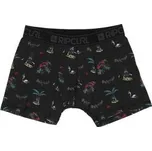 Spodní prádlo Rip Curl COTTON BOXER ALL OVER Black velikost L