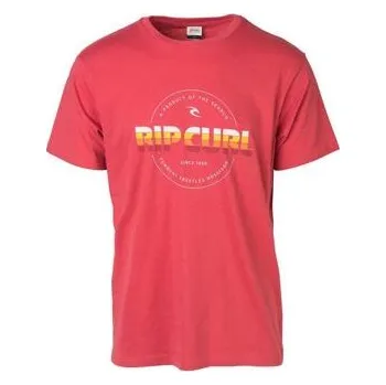 Pánské tričko Tričko Rip Curl BIGMAMA CIRCLE TEE Mineral Red velikost L