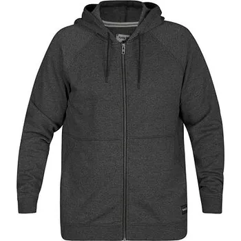 Pánská mikina Mikina Hurley CRONE FULL ZIP Black Heather velikost XL
