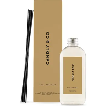 Unisex parfém Candly&Co - Diffuser Refill No.2 Rum, Rosemary Vůně do bytu 200 ml unisex