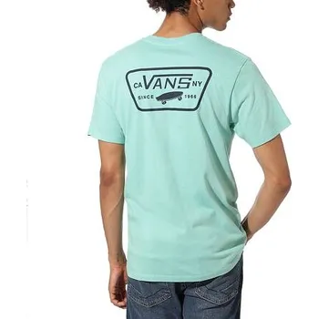 Tričko Vans FULL PATCH BACK SS Dusty Jade Green/Drs Bls velikost S