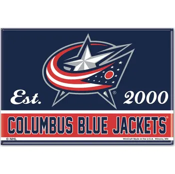 Dekorativní magnet Wincraft Magnetka na Lednici Columbus Blue Jackets NHL