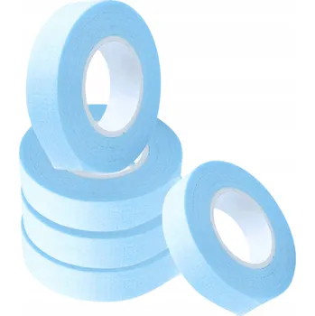 Páska na řasy Perforovaná Modrá Premium Lashes 1,2 cm x 9 m - sada 5 ks