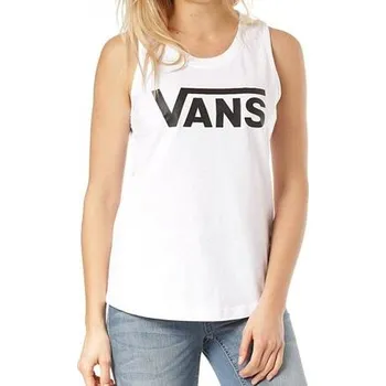 Tričko Vans FLYING V MUSCLE SCOOP White velikost XS