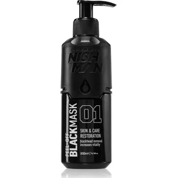 Pleťová maska Hloubkově čisticí maska Nishman Peel-Off 200 Ml proti akné pro muže