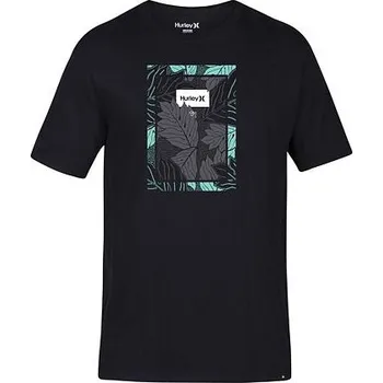 Pánské tričko Tričko Hurley SIGZANE PKT TEE SS Black velikost L