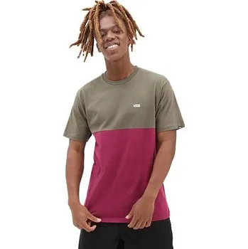 Pánské tričko Tričko Vans COLORBLOCK TEE Purple Potion/Grape Leaf velikost L