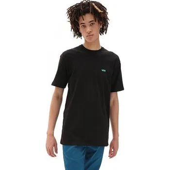 Tričko Vans LEFT CHEST LOGO TEE Black/Waterfall velikost L