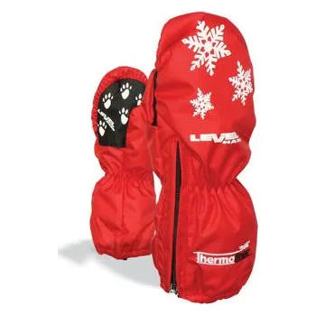 Rukavice Level KID Mitt Red velikost II