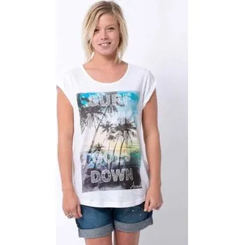 Dámské oblečení Tričko Animal AMSOM White velikost 10