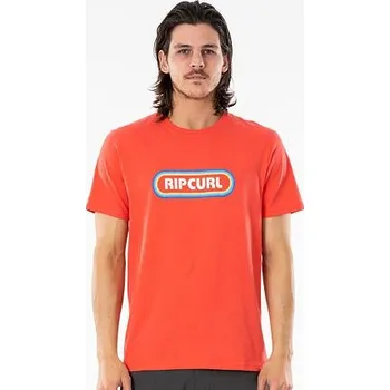 Pánské tričko Tričko Rip Curl SURF REVIVAL HEY MUMA TEE Cayenne velikost L